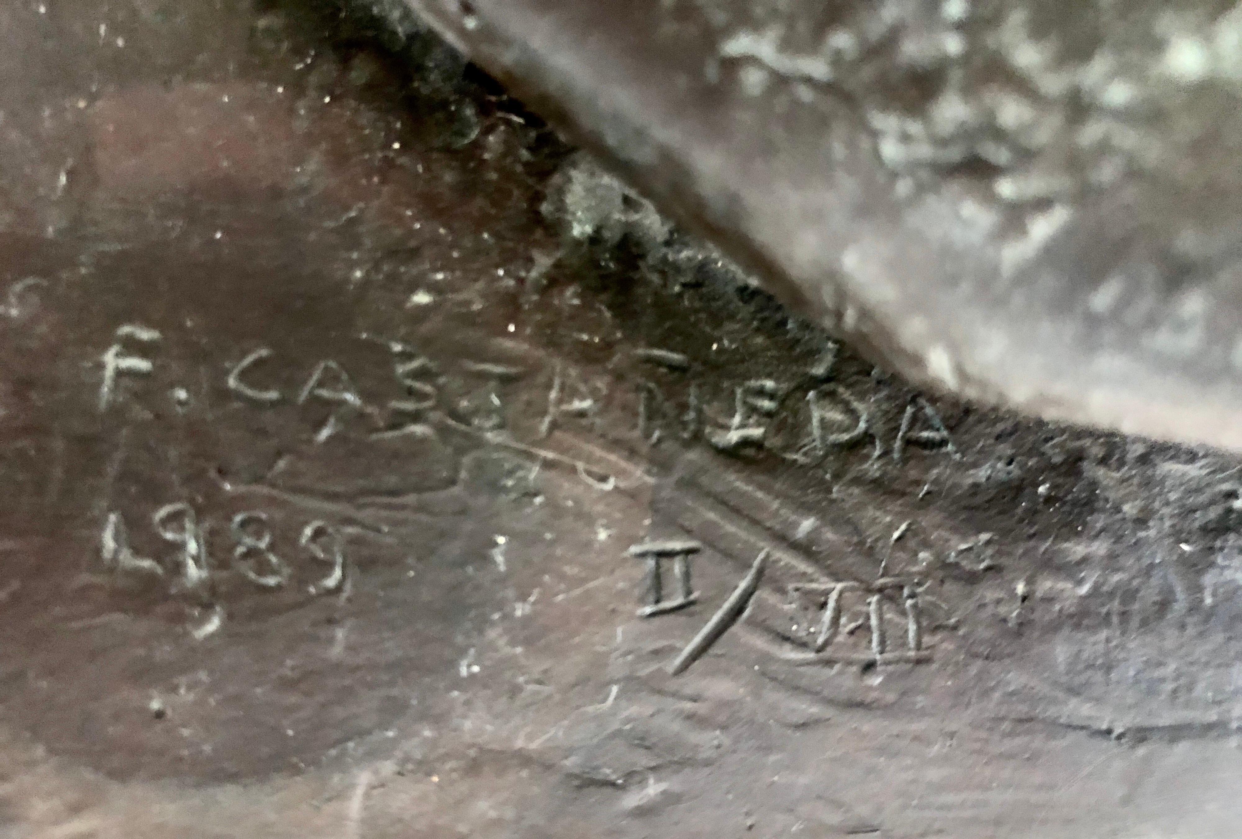De pequeña edición limitada a 7 ejemplares, se trata de una escultura de bronce fundido en hueco, firmada y fechada. 

Procedencia: Importante patrimonio de Miami Beach que incluía muchas pinturas y esculturas de obras maestras postimpresionistas y