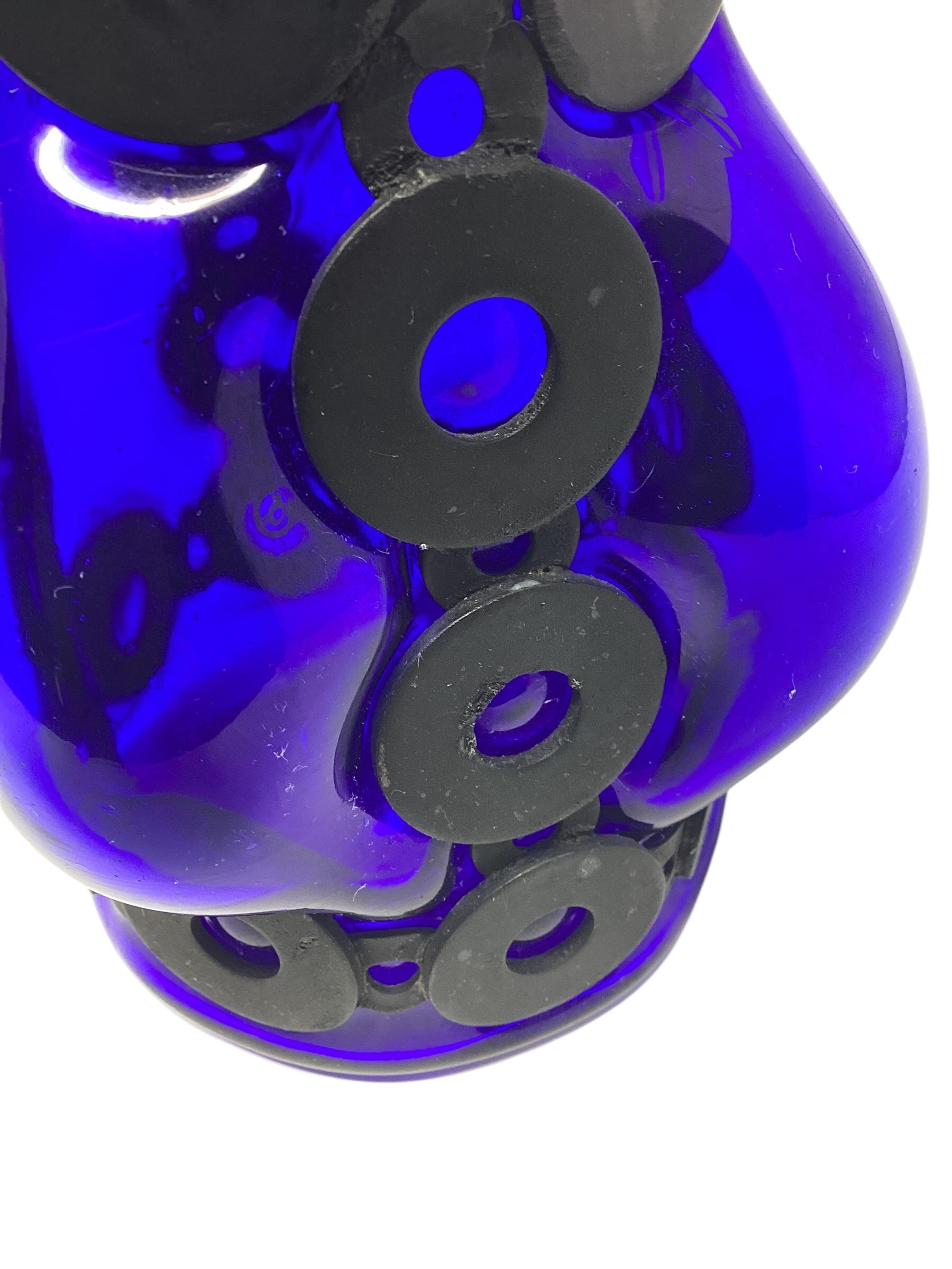 Felipe Deflinger, ensemble de cocktail en cage bleu cobalt du milieu du siècle dernier en vente 3