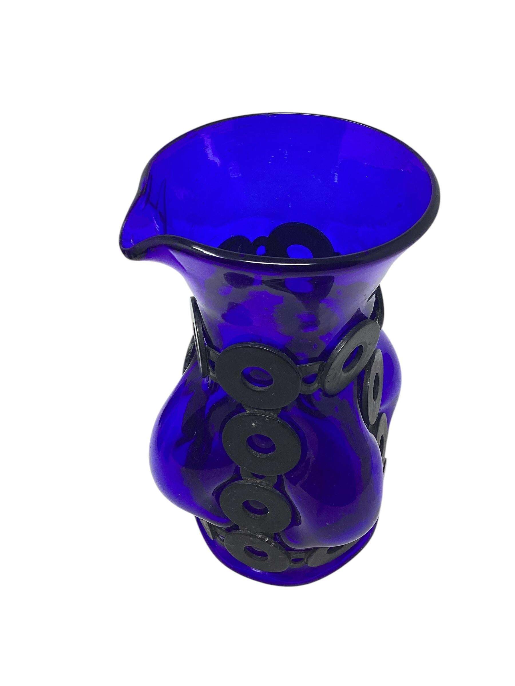 Felipe Deflinger, ensemble de cocktail en cage bleu cobalt du milieu du siècle dernier en vente 1