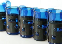 Felipe Derflingher Brutalist Imprisoned Glass Tankards