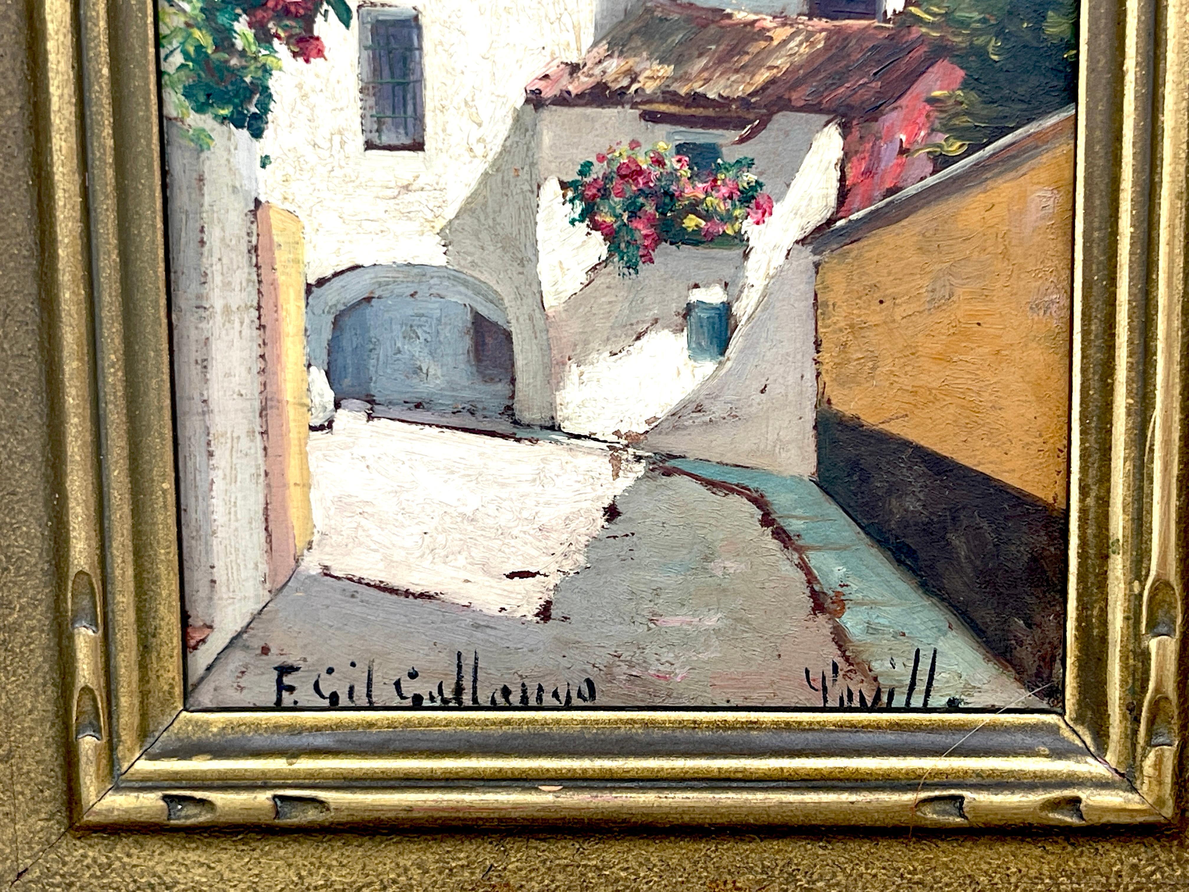 Felipe Gil Gallango, Spanien 1868 - 1938, Paar Landschaftsgemälde (Spanisch) im Angebot