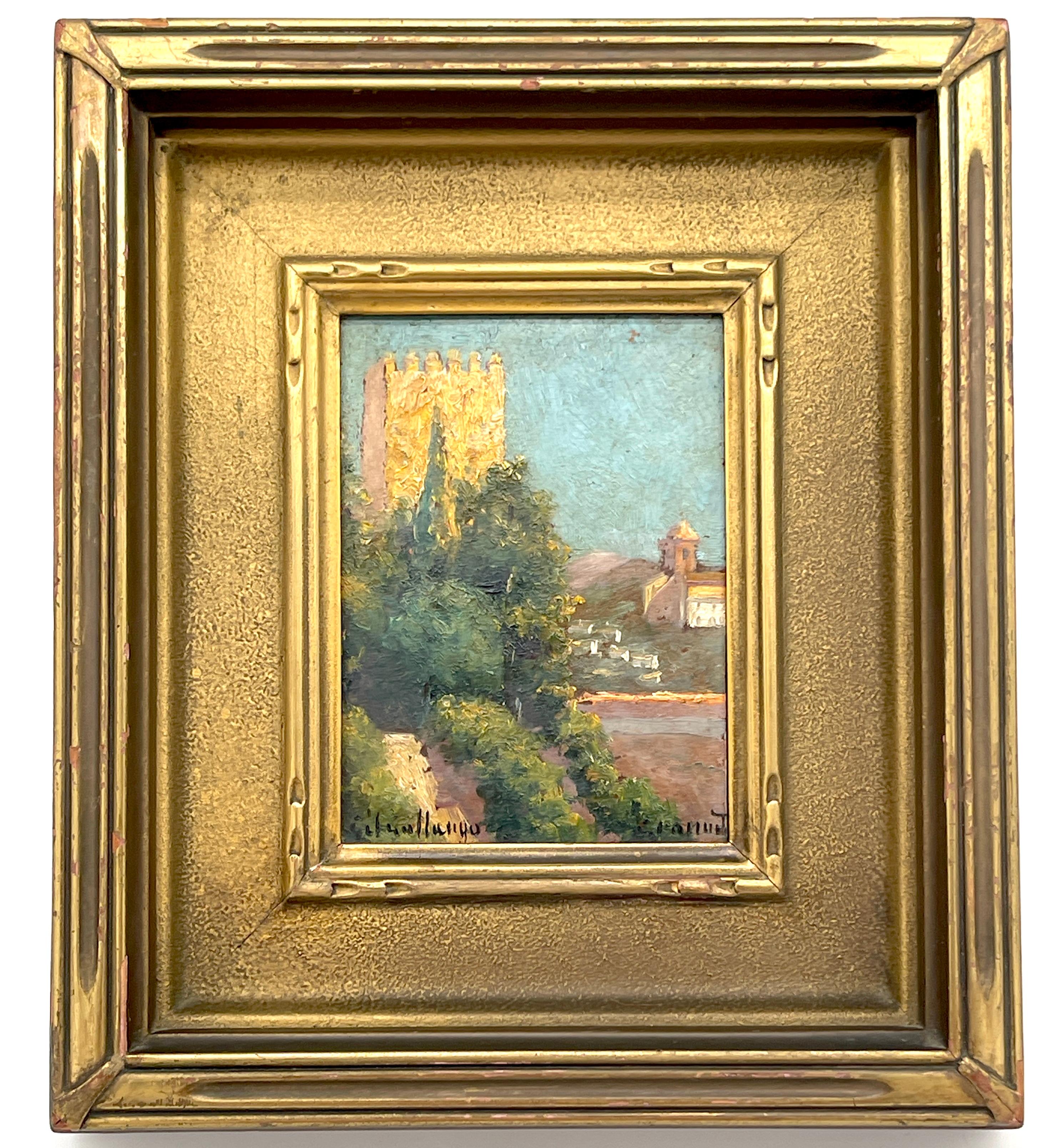Felipe Gil Gallango, Spanien 1868 - 1938, Paar Landschaftsgemälde im Zustand „Gut“ im Angebot in West Palm Beach, FL