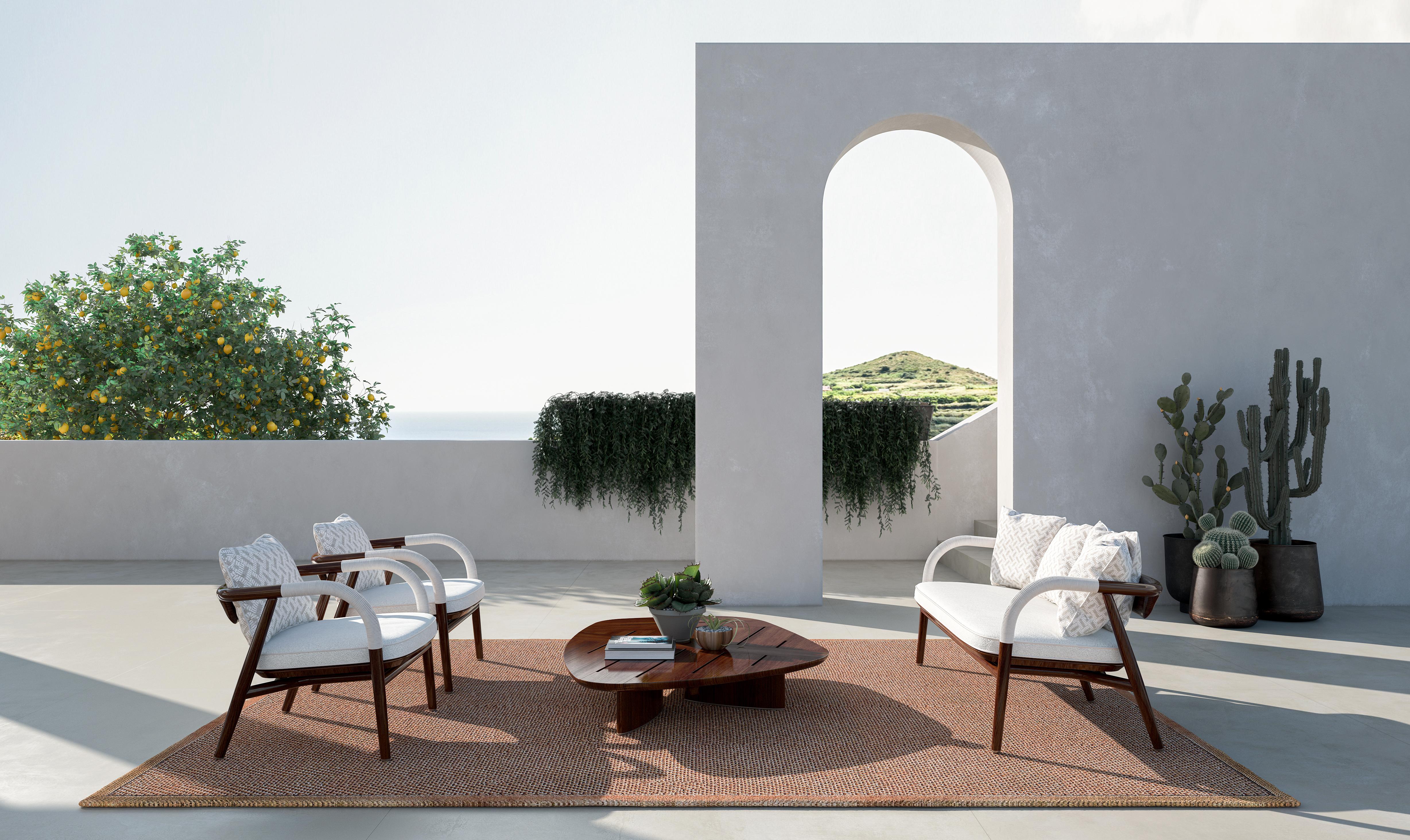 italien Grande table basse d'extérieur Felipe en vente