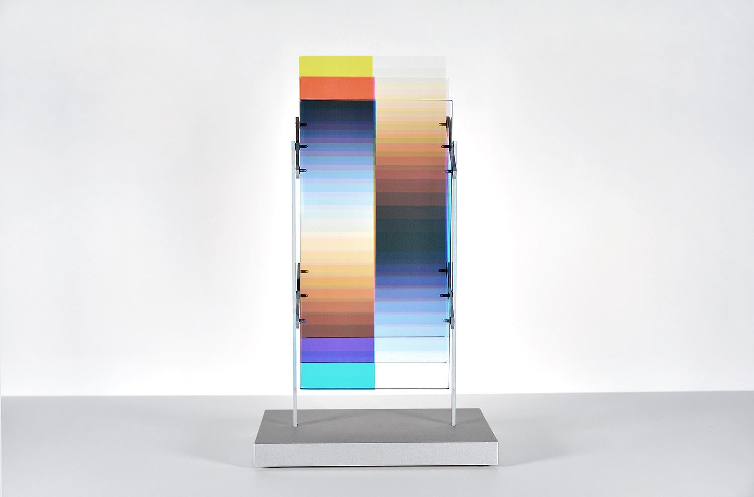 FELIPE PANTONE - SUBTRACTIVE VARIABILITY MANIPULABLE IV Sculpture Modern Op Art 1