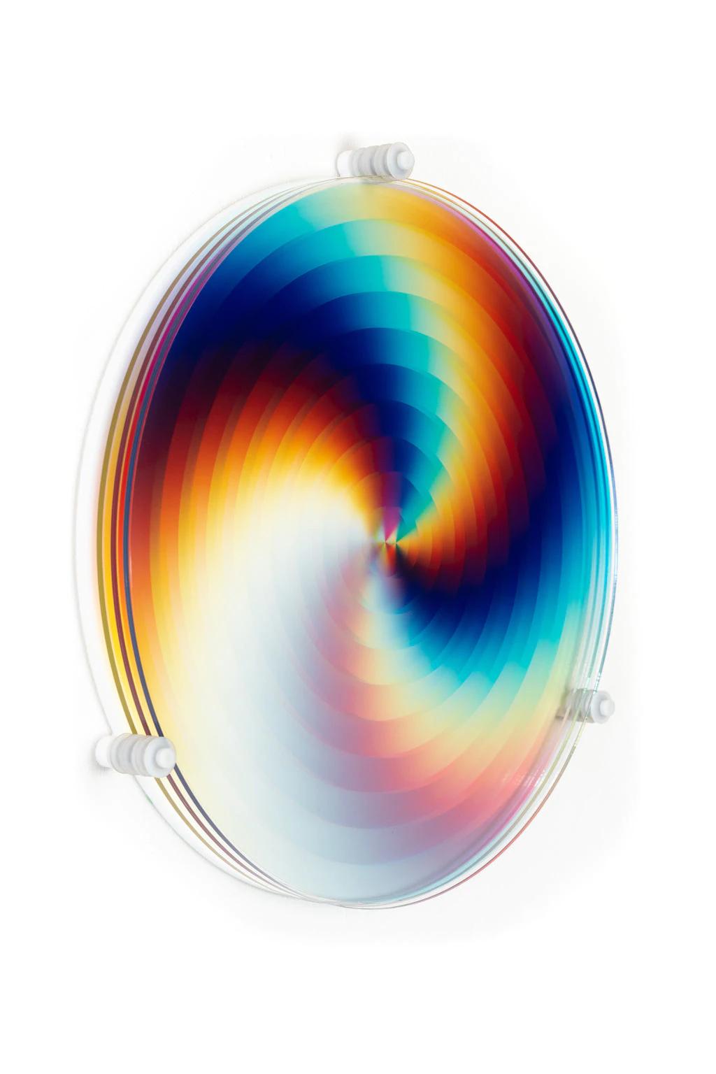 FELIPE PANTONE - SUBTRACTIVE VARIABILITY COMPACT
Date of creation: 2022
Medium: PMMA, UV inks
Edition: 200
Size: 47 x 45 x 5 cm
Condition: In mint conditions, brand new inside its original packing
This is a wall sculpture made of PMMA layers printed