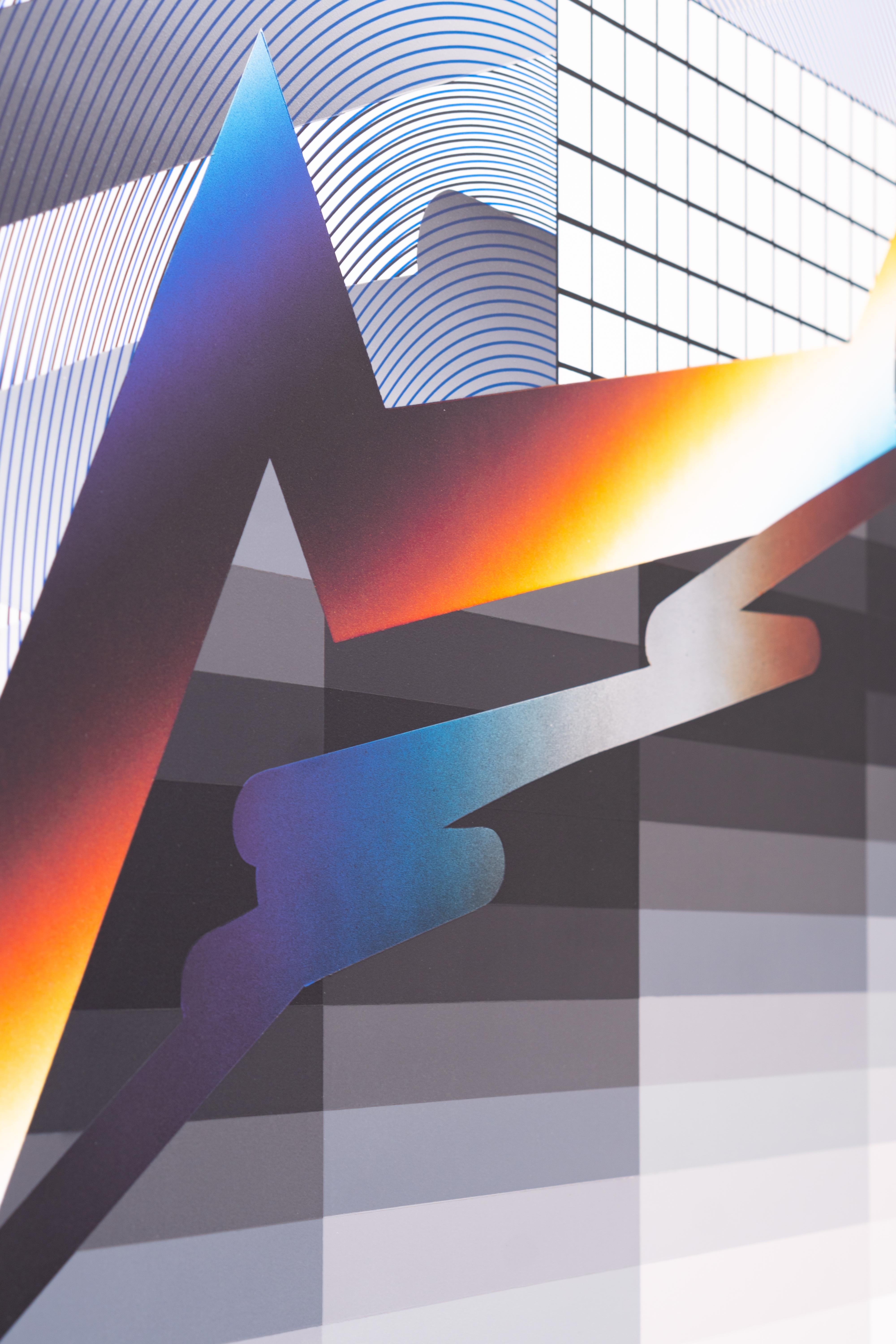Contemporary Felipe Pantone, OPTICHROMIE 149, 2023 For Sale
