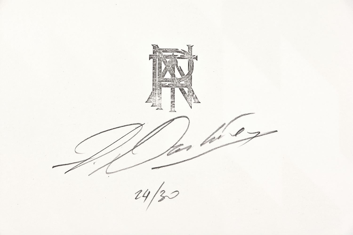 FELIPE PANTONE - CHROMADYNA MICAP #1 Op Art Abstract Street Art Black Modern For Sale 1