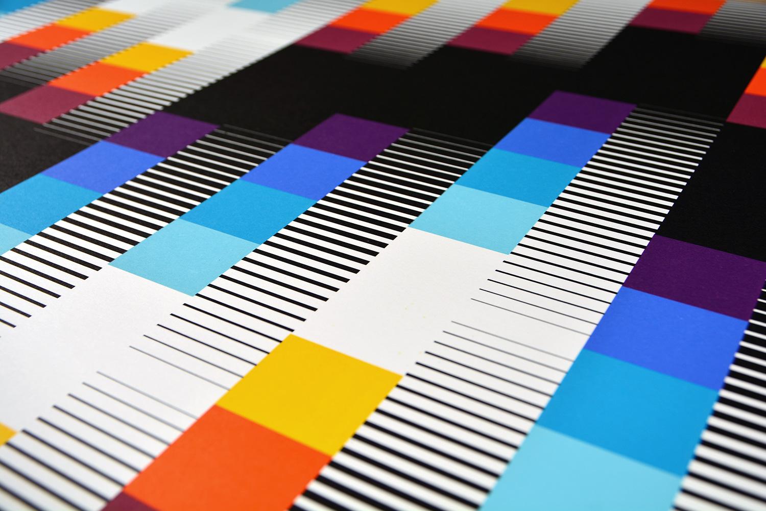 Felipe Pantone CHROMADYNA MICAP #3
Date of creation: 2020
Medium: Lithograph on paper
Edition: 30
Size: 75.5 x 55.5 cm
Condition: New, in mint condition and never framed
Lithograph on paper hand signed and numbered on the back by the artist. Limited