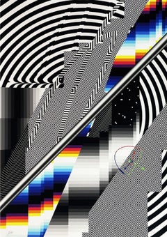 FELIPE PANTONE - OPTICHROMIE112P Hand Signed & Numbered Abstraction, Urban Art