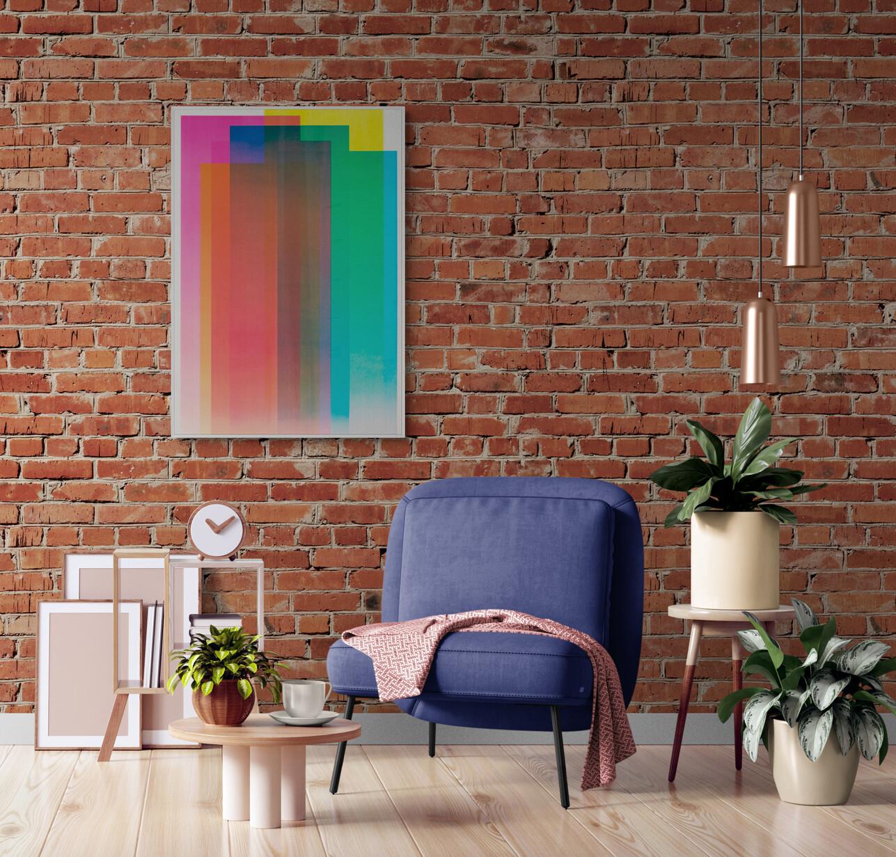 FELIPE PANTONE SUBTRACTIVE VARIABILITY P 4 Op Art Abstract CMYK Modern Graffiti 2