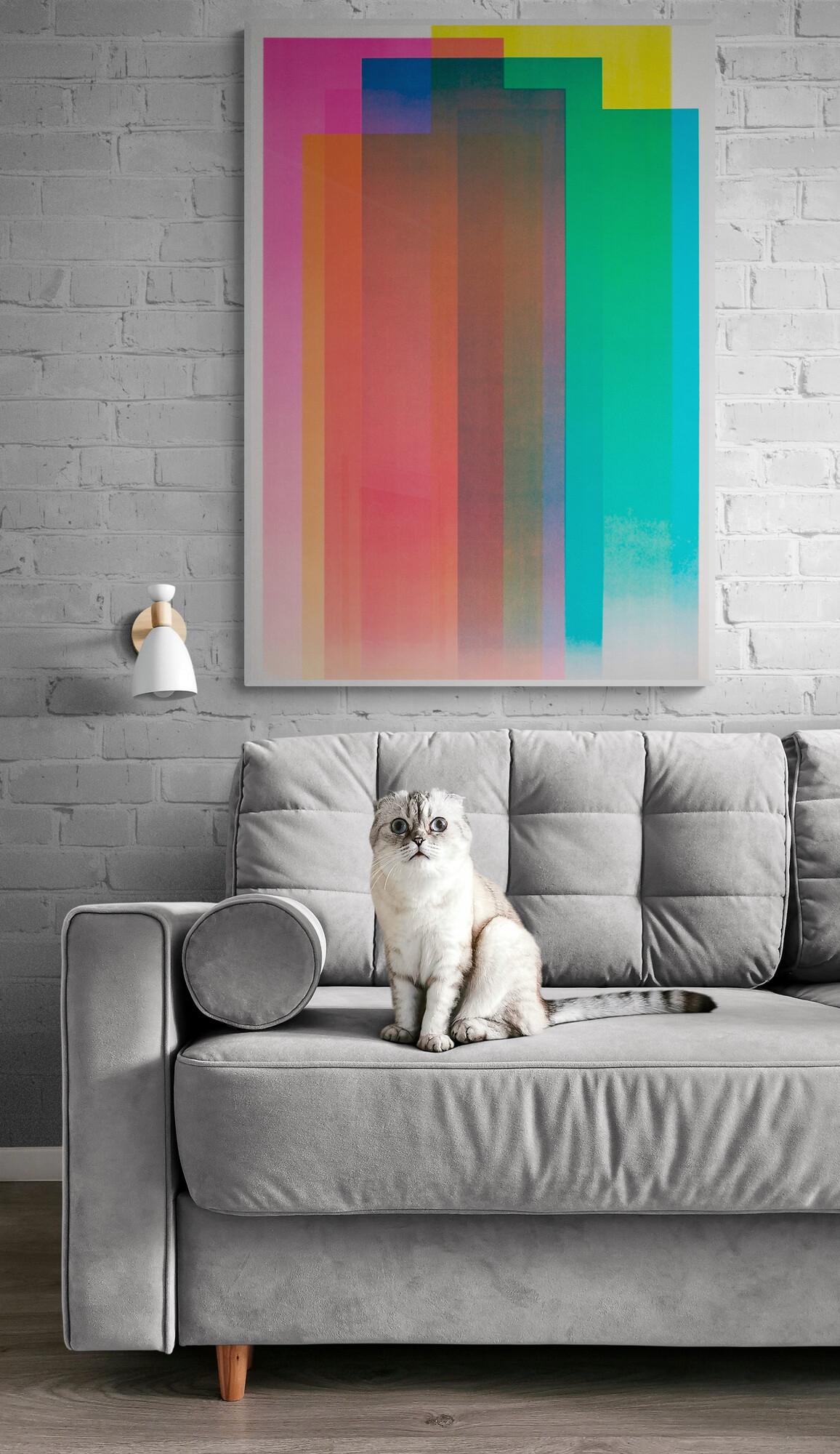 FELIPE PANTONE SUBTRACTIVE VARIABILITY P 4 Op Art Abstract CMYK Modern Graffiti 3