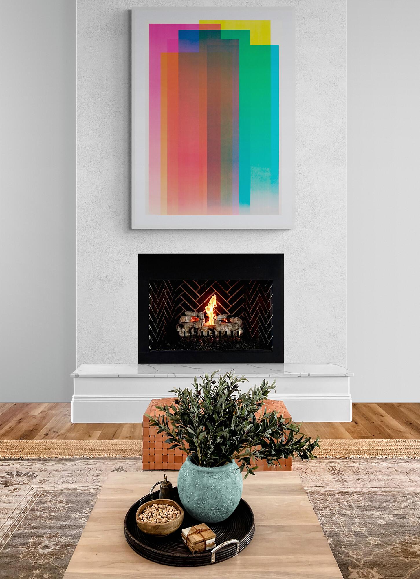 FELIPE PANTONE SUBTRACTIVE VARIABILITY P 4 Op Art Abstract CMYK Modern Graffiti 4