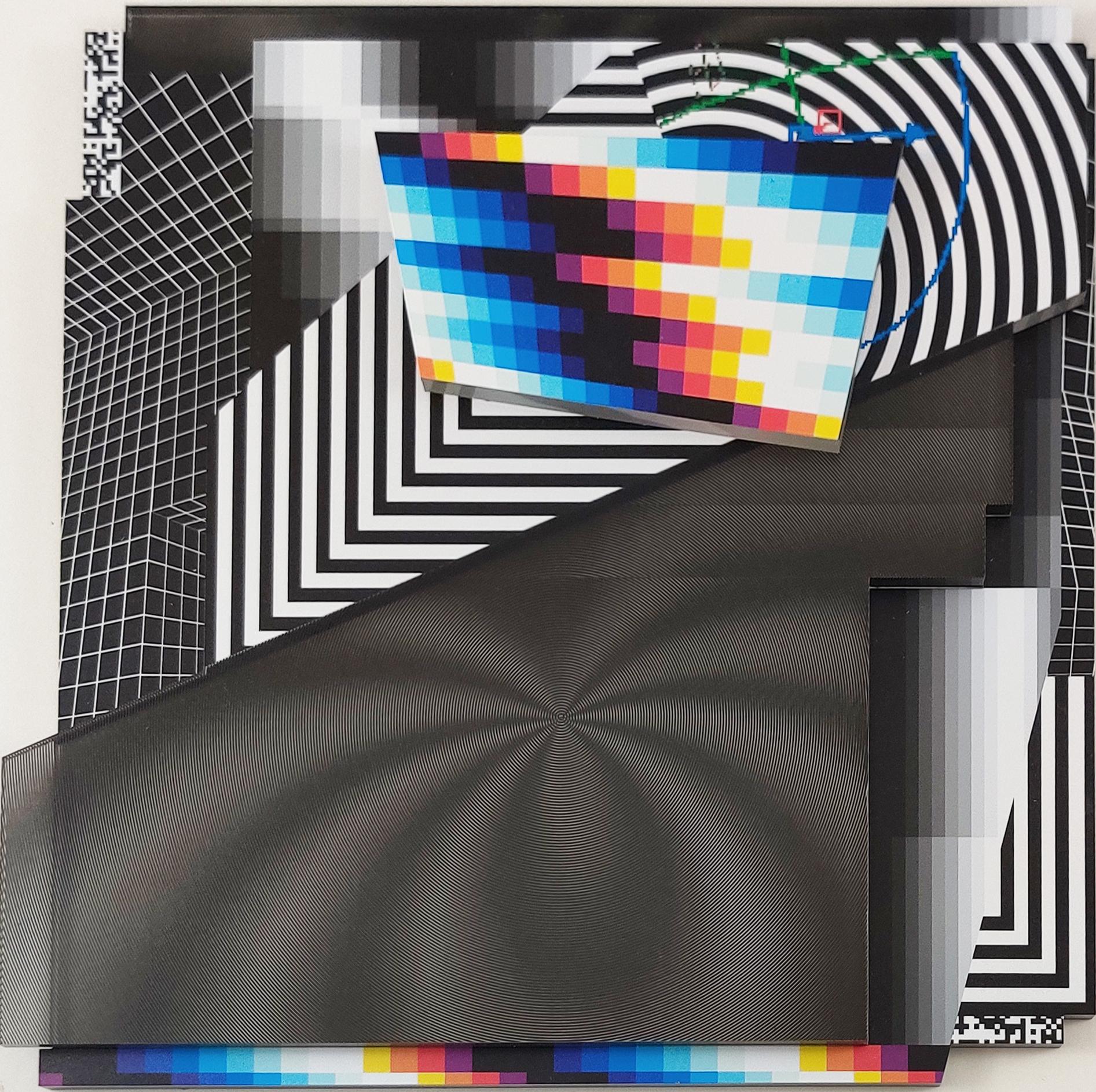 W3-Dimensional 28, Felipe Pantone, 2018 