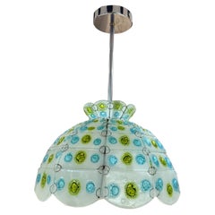 Feliper Delfinger Feders Hand Blown Glass Pendant