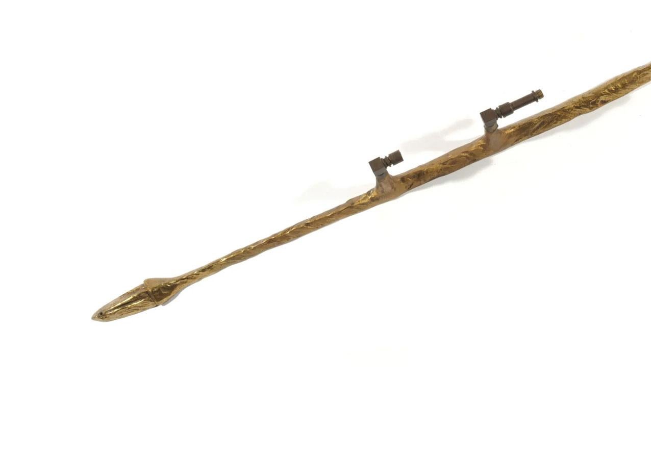 Felix Agostini (1910-1980) Aplique grande de bronce  hacia 1950 Moderno de mediados de siglo en venta