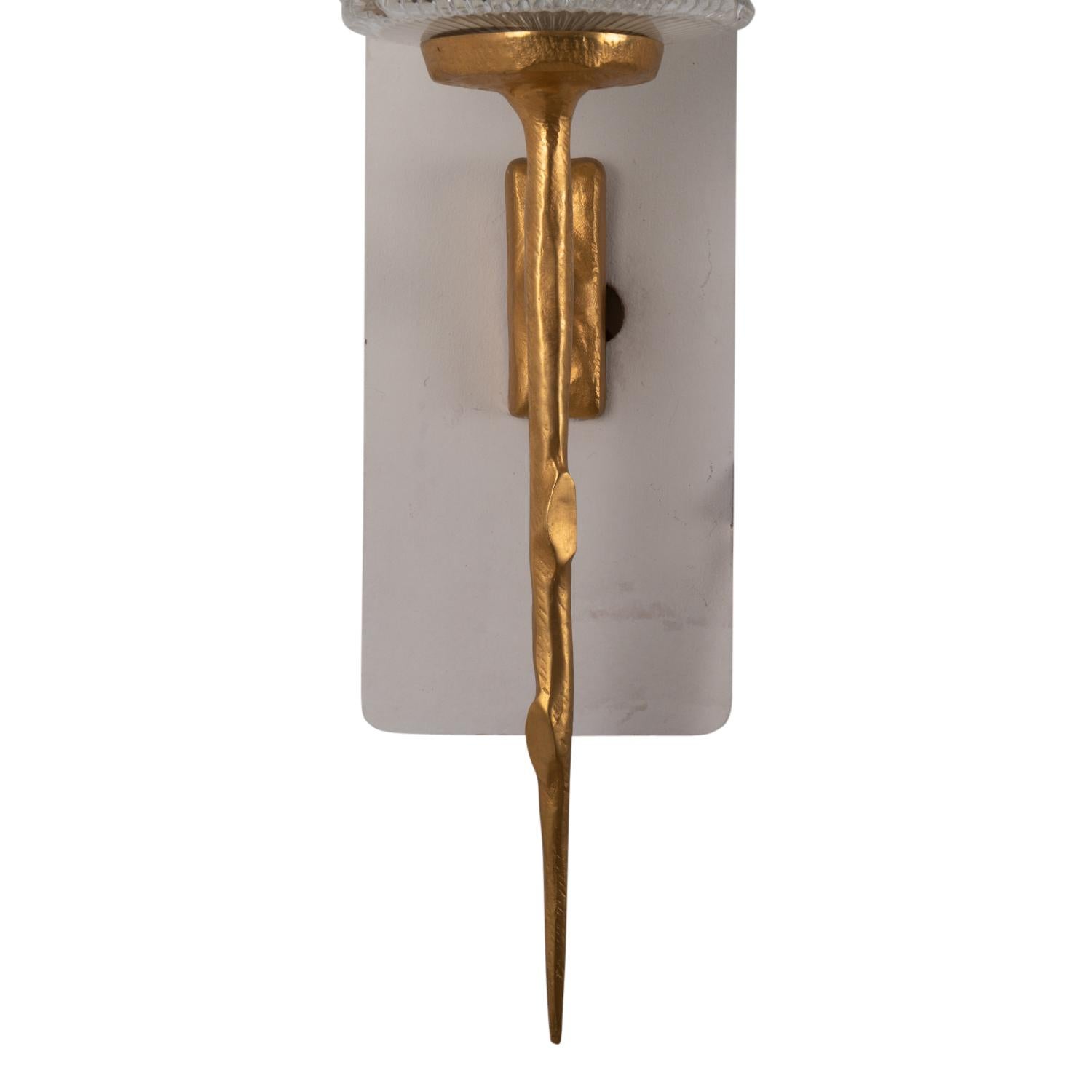 Félix Agostini, Pair of Wall Sconces, 20th Century For Sale 2