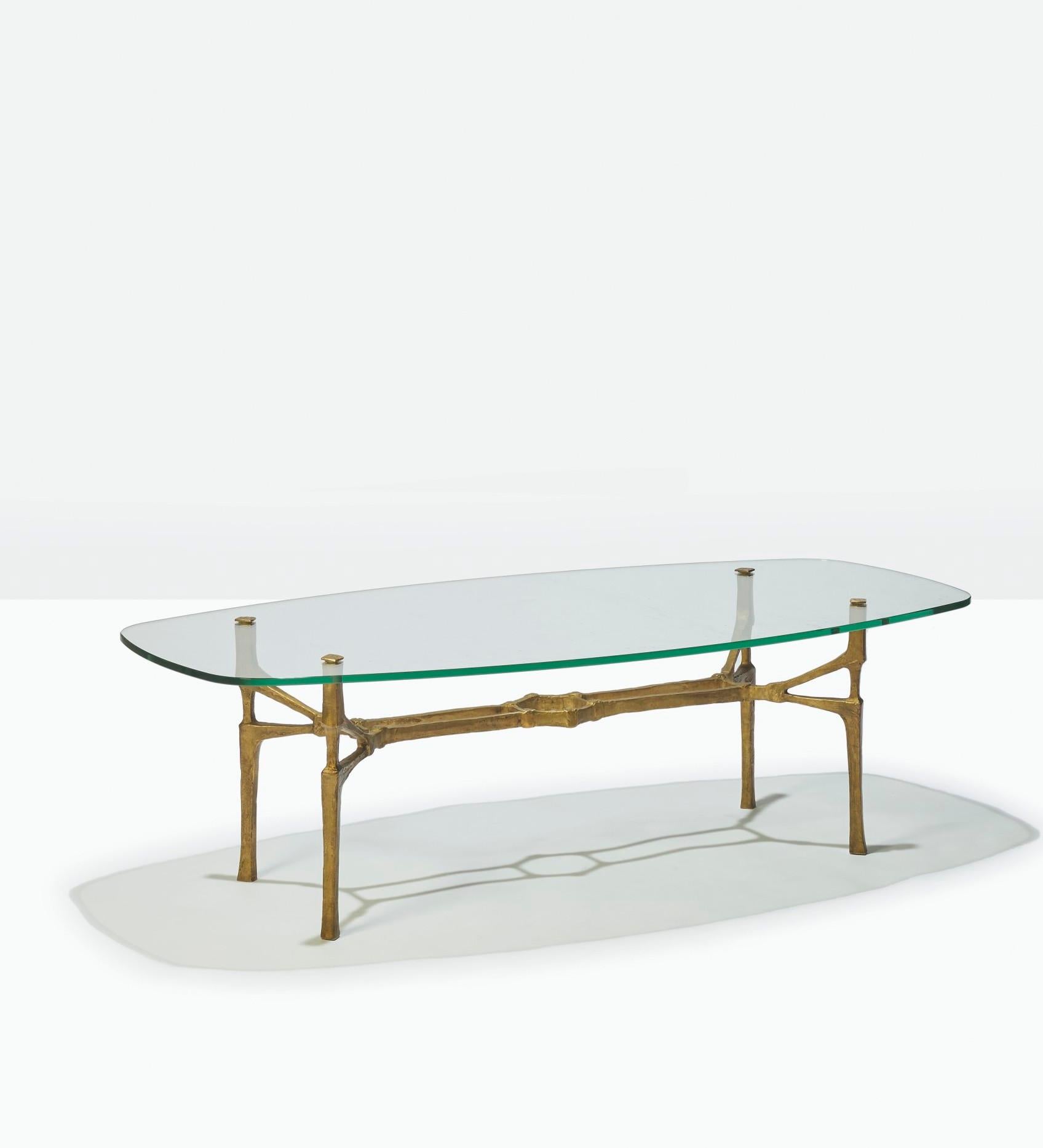 Felix Agostini Quadrige coffee table in gilded Bronze
Coffee table 