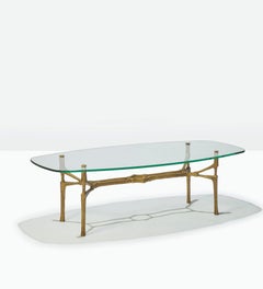 Felix Agostini Quadrige Coffee Table in Gilded Bronze