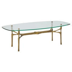 Felix Agostini Quadrige Coffee Table in Gilded Bronze
