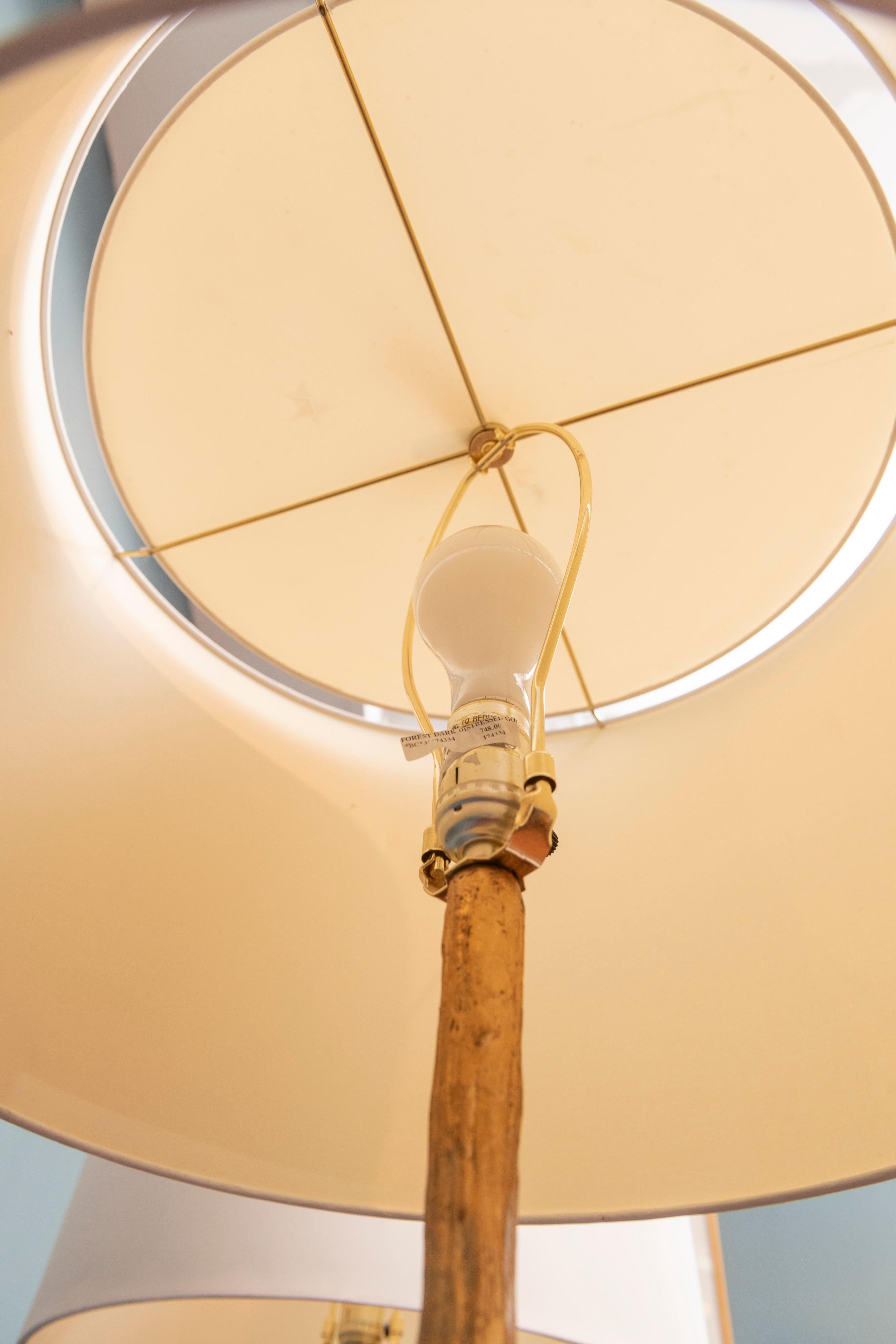 Steel Felix Agostini Style Tree Branch Form Floor Lamps