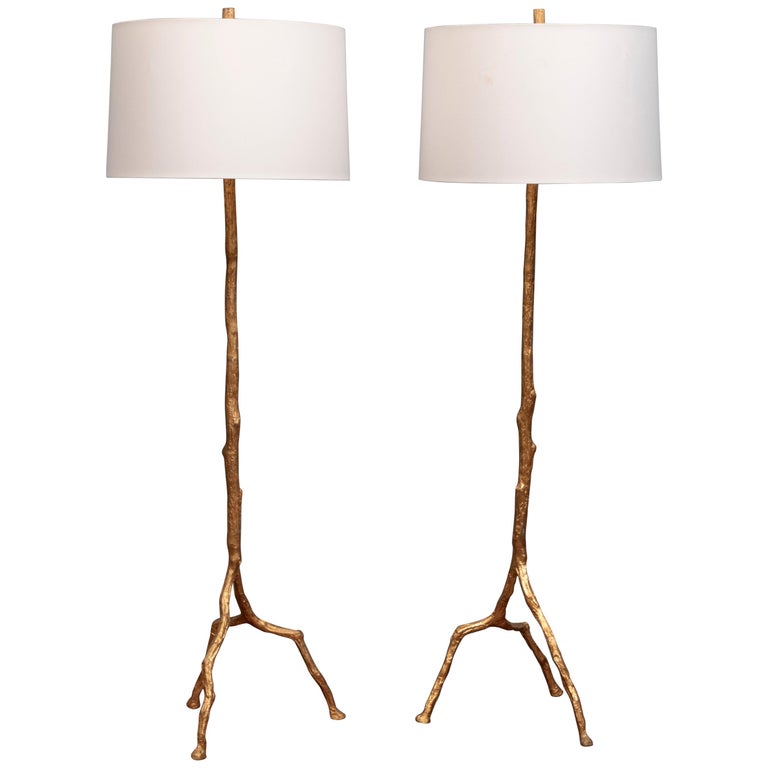 Felix Agostini Style Tree Branch Form, Tree Style Floor Lamps
