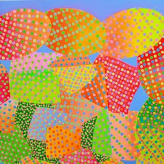 Mardi Gras (Sunlit Uplands).  Contemporary Abstract Painting