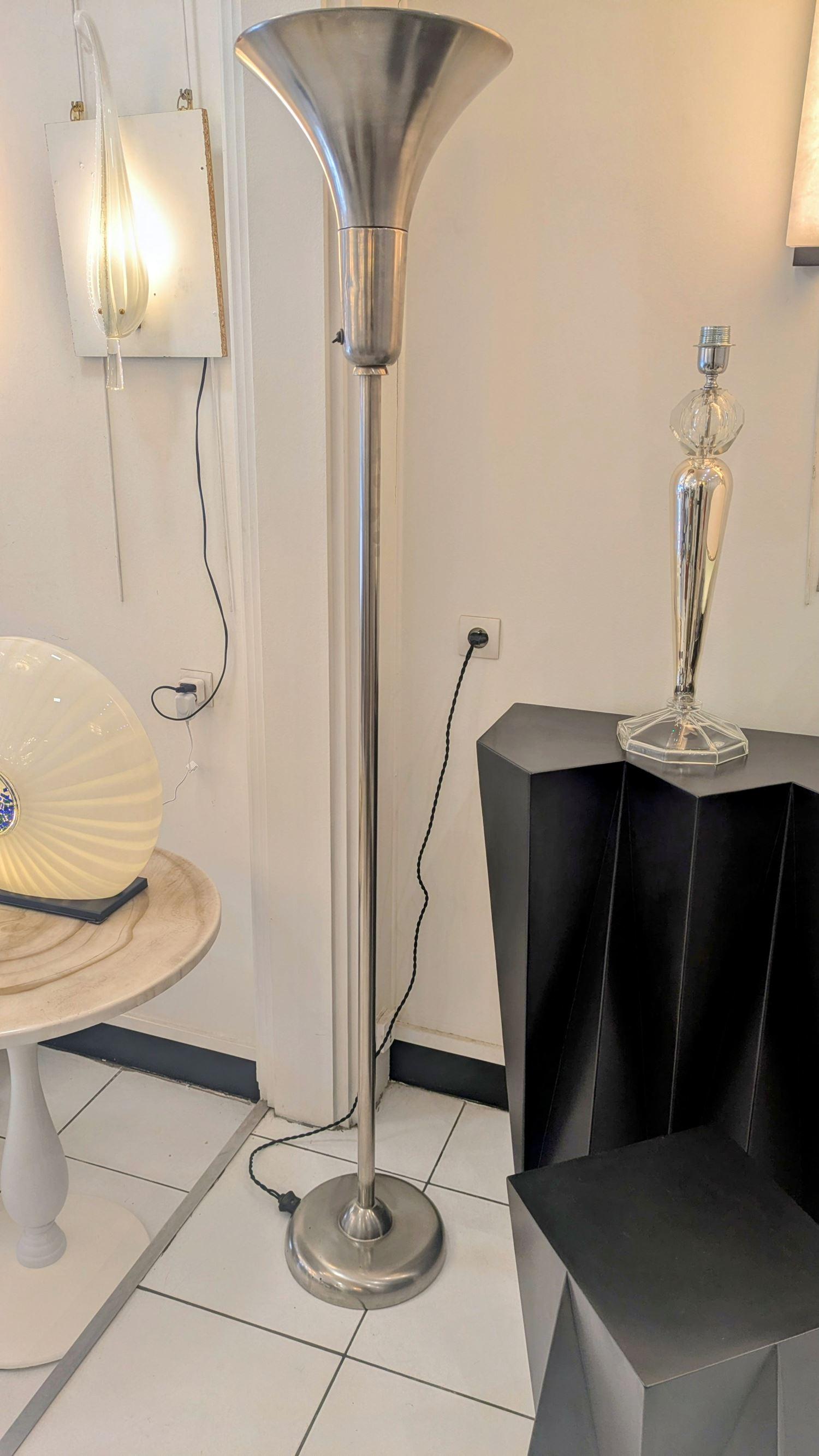 Felix Aublet, floor lamp circa 1930 For Sale 4