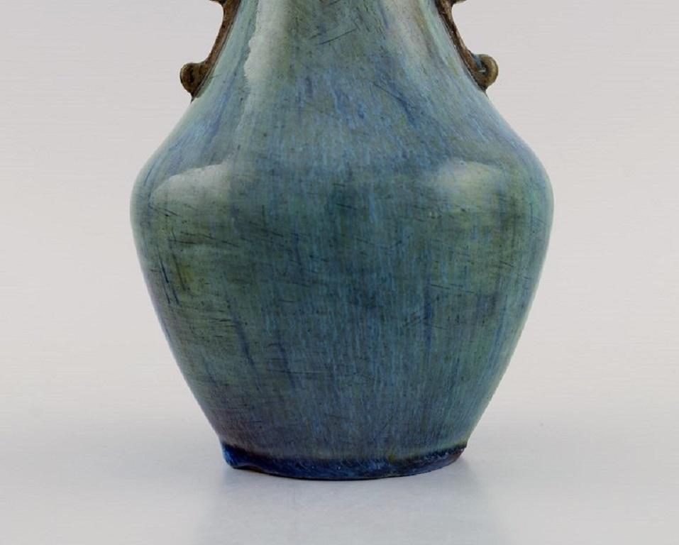 Felix-Auguste Delaherche, Art Deco Ceramic Vase In Excellent Condition In Copenhagen, DK