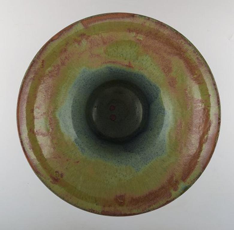 Ceramic Felix-Auguste Delaherche. French Ceramist, Large Art Deco Vase