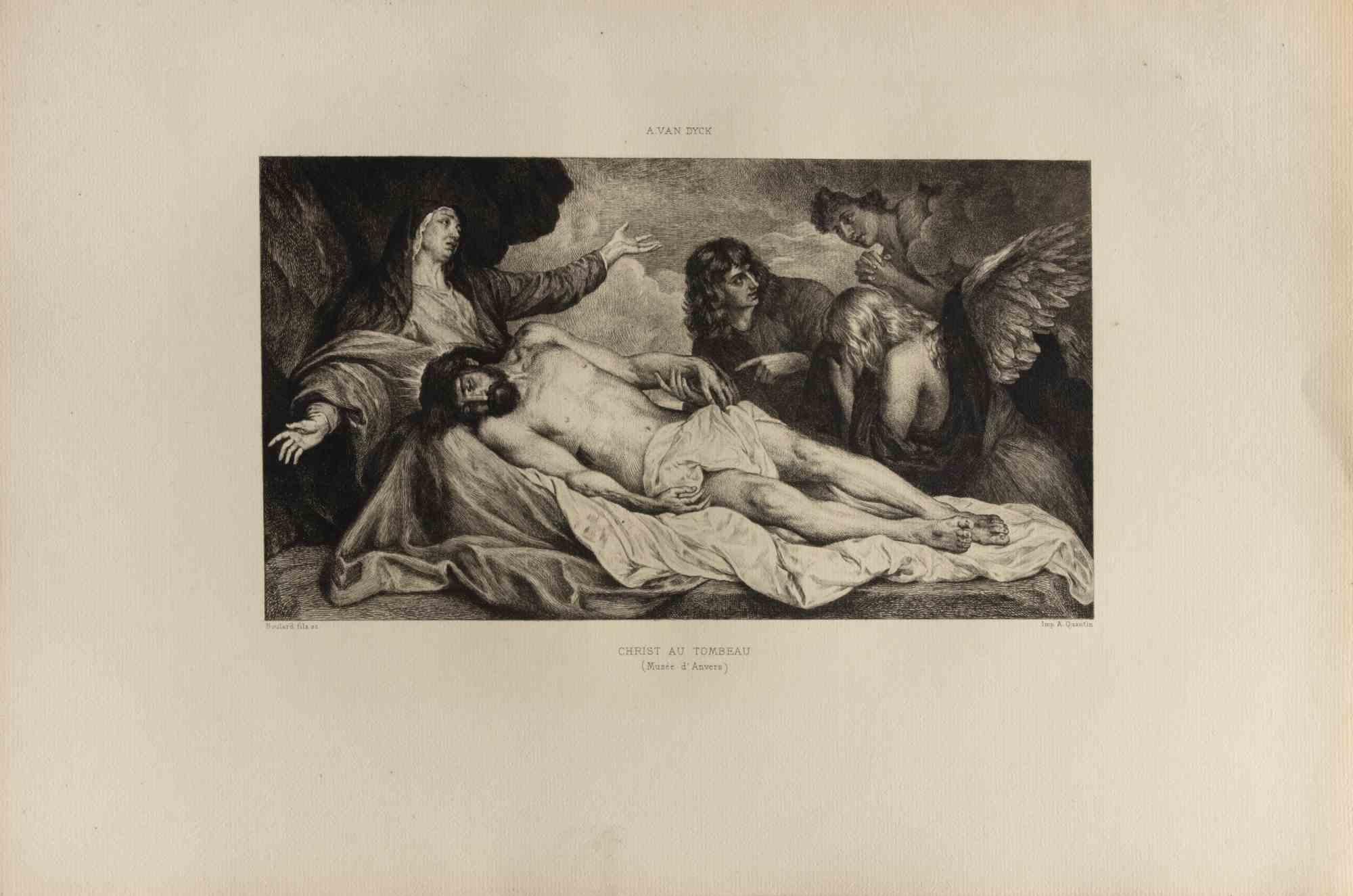Etching realized by Félix Milius d'après Van Dyck in 1872.

Very good condition.