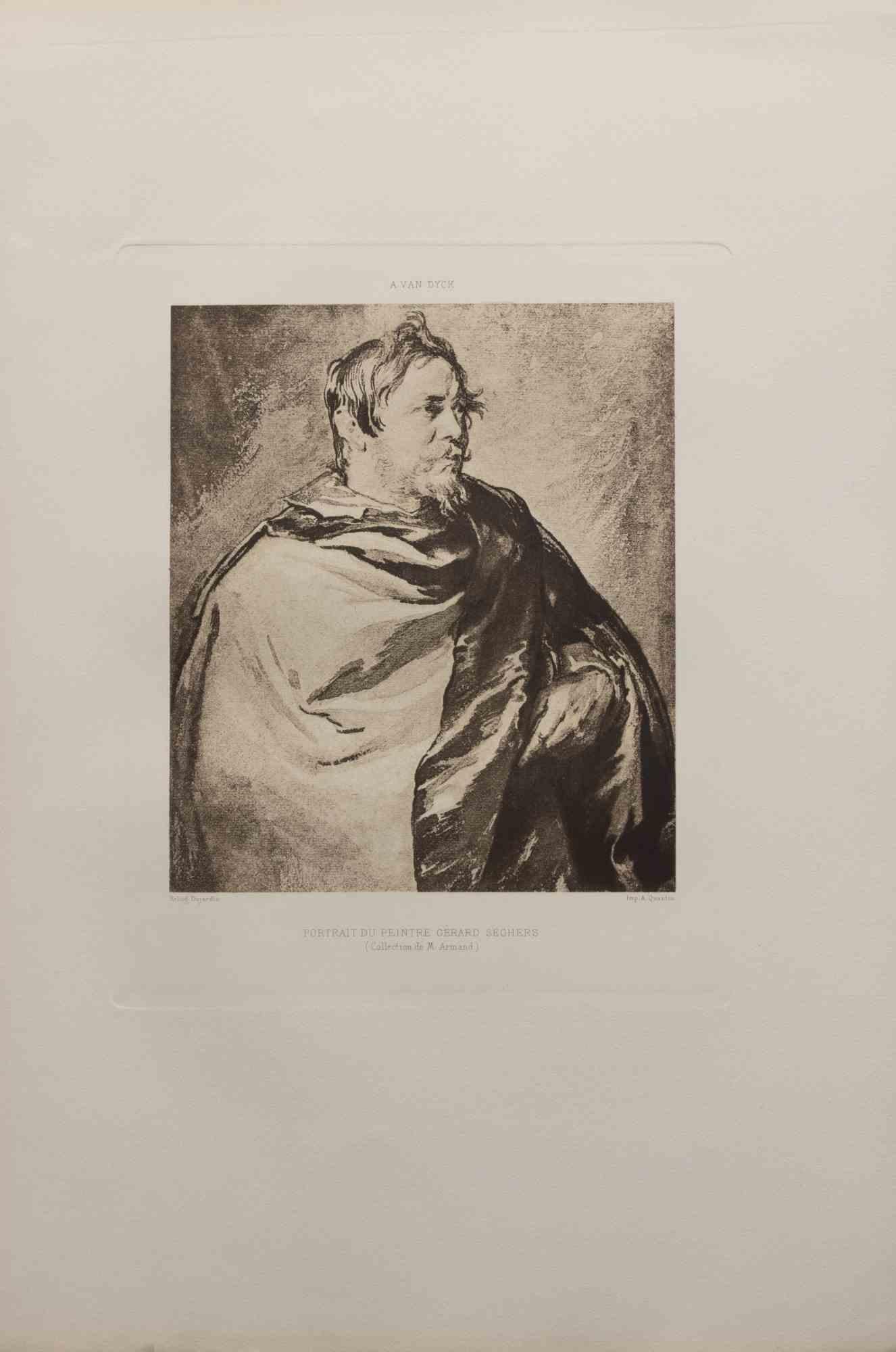 Aguafuerte realizado por Félix Milius d'après Van Dyck en 1872.

Muy buen estado.