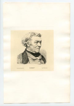 "Corot" original etching
