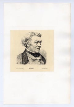 "Corot" original etching