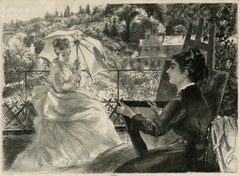 La Terrasse de la Villa Brancas, Sevres (The Terrace of the Villa Brancas)