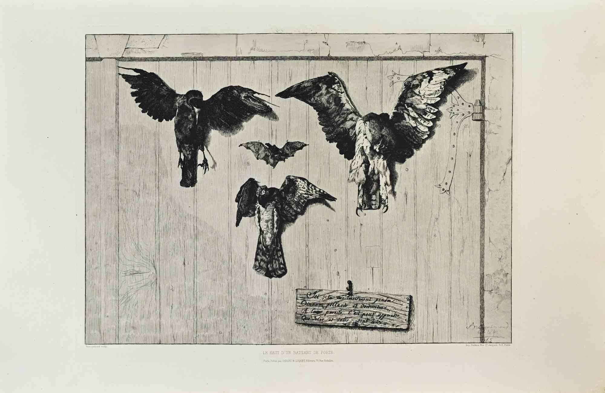 Le Haut d'Un Battant de Porte is an artwork realized by Félix Bracquemond in the 1870s.

Etching.

image size: 28x38

Good conditions.


Realized for the "Société des Aquafortistes. Born on the initiative of the publisher Alfred Cadart, the Société