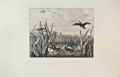 Sarcelles - Etching by Félix Bracquemond - 1870s