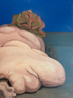 Afectata: Oil Painting on Linen, Hyper-Realistic Figurative Art, 2010+