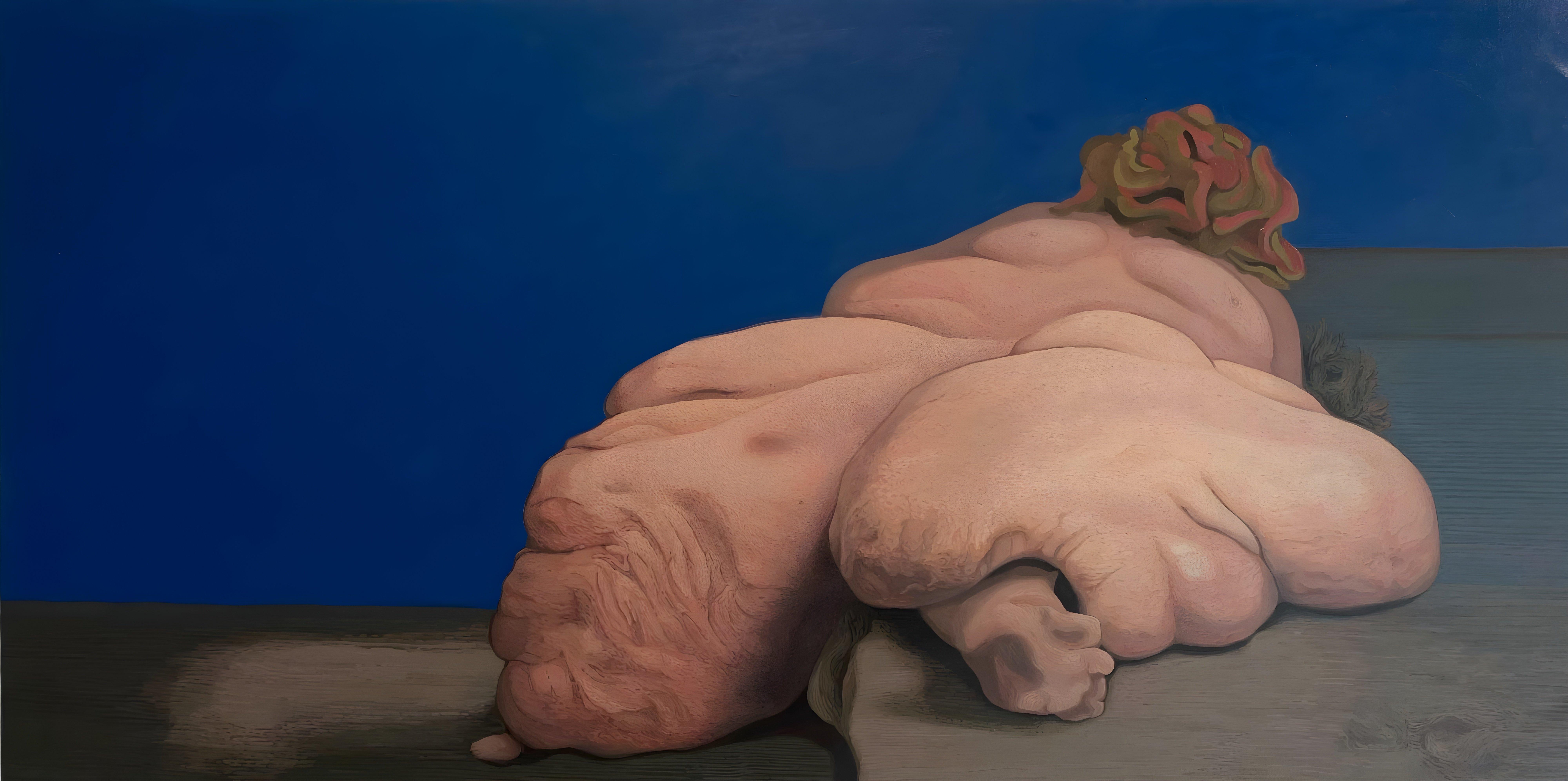 Afectata: Oil Painting on Linen, Hyper-Realistic Figurative Art, 2010+