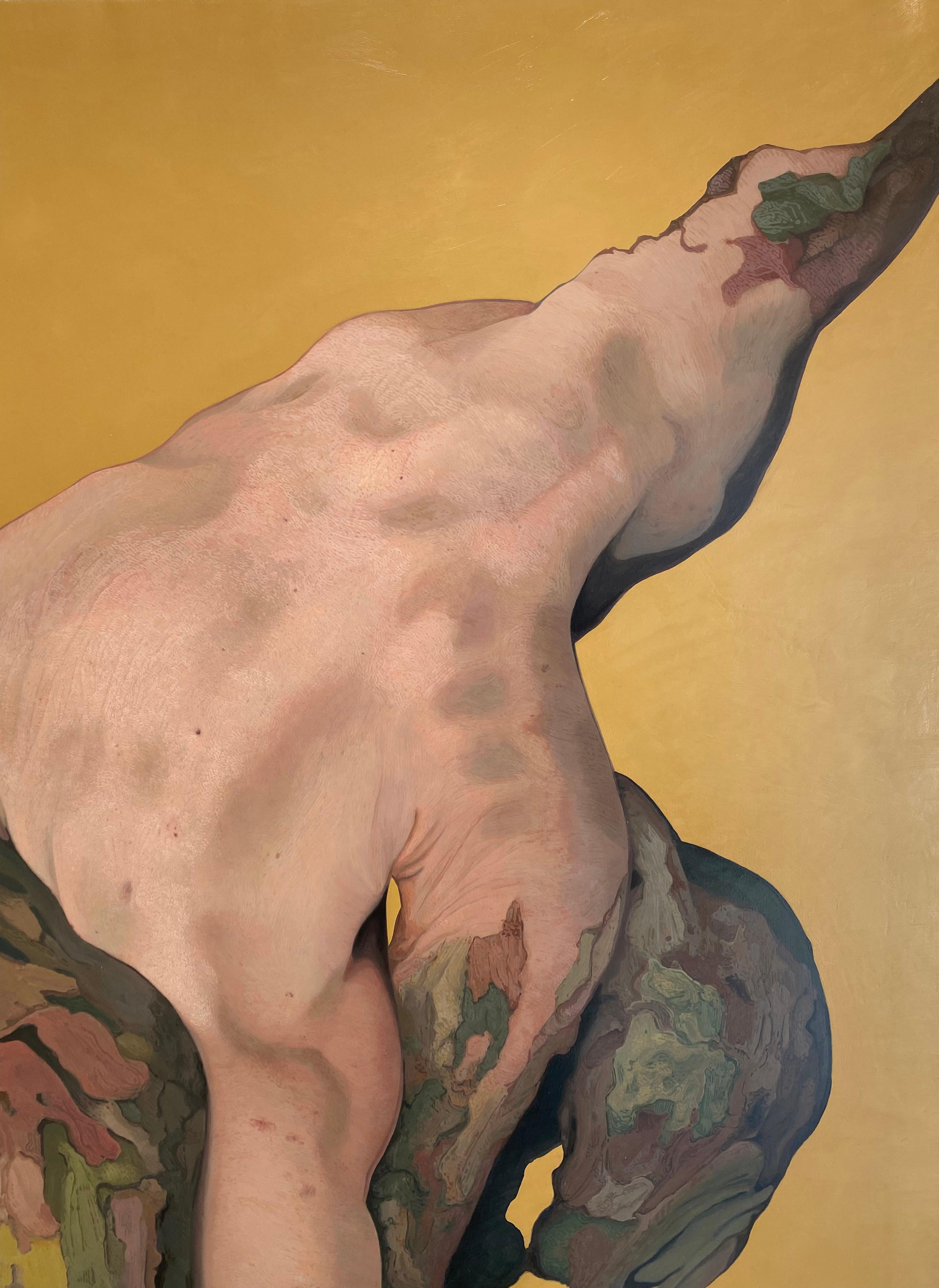 Ballerina - Nude Painting Marrone di Felix Campean