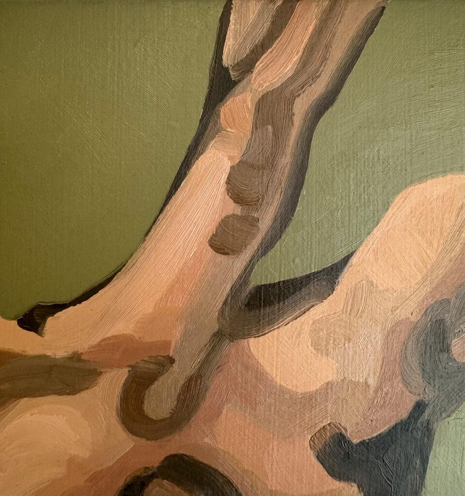 Flesh - Contemporary Painting by Felix Campean