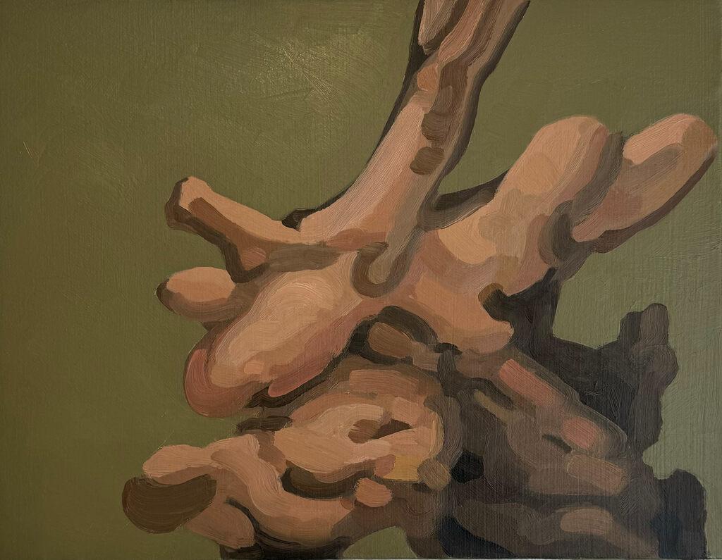 Felix Campean Abstract Painting - Flesh