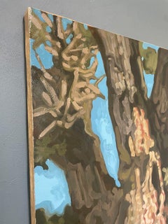 Flesh of the Trees III : huile contemporaine sur toile, non encadrée, 2010+.