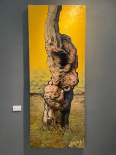 Flesh of the Trees V: Contemporary Oil on Canvas, 2010s, Unframed