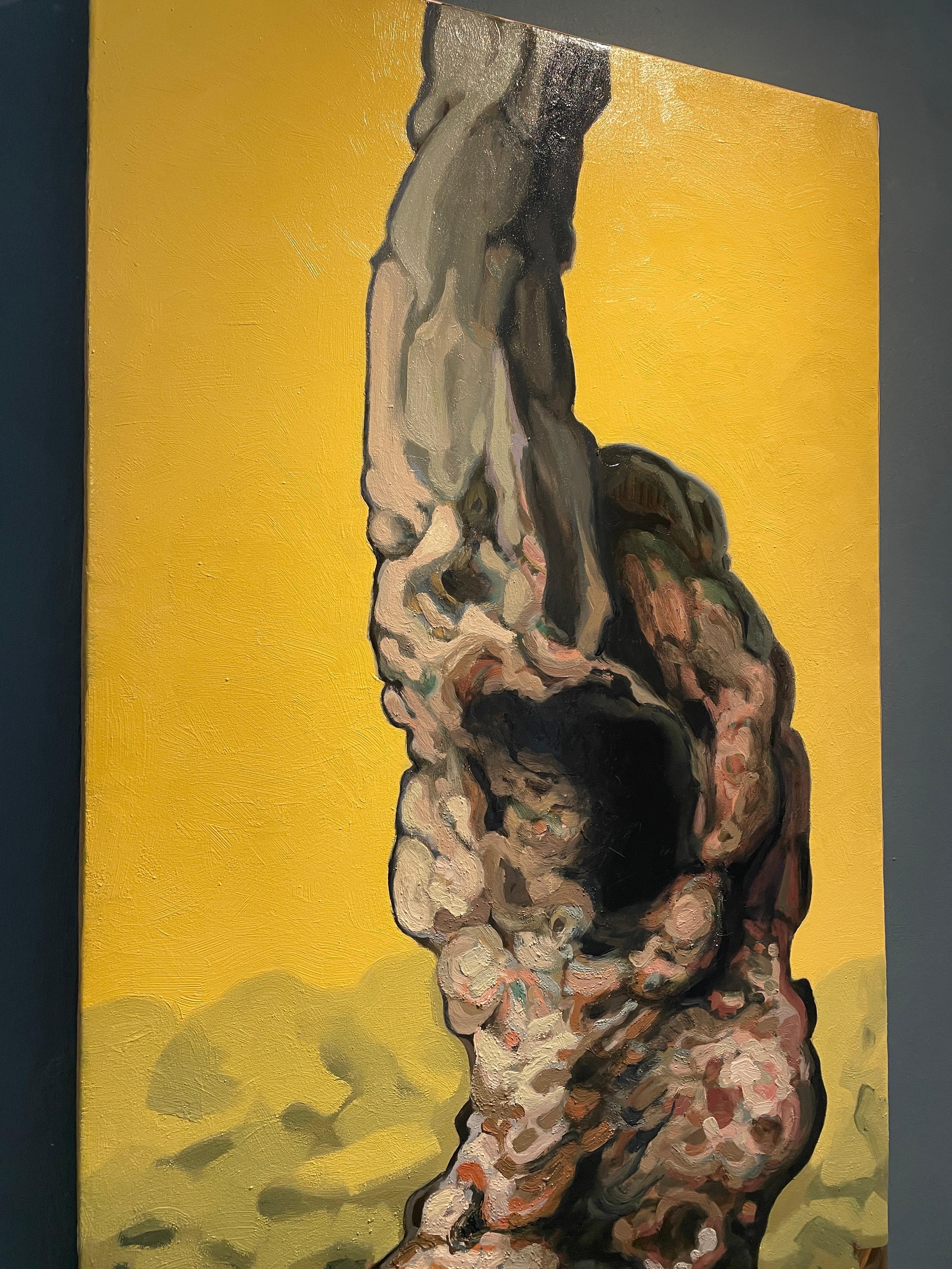 Fruchtfleisch der Bäume V (Schwarz), Figurative Painting, von Felix Campean