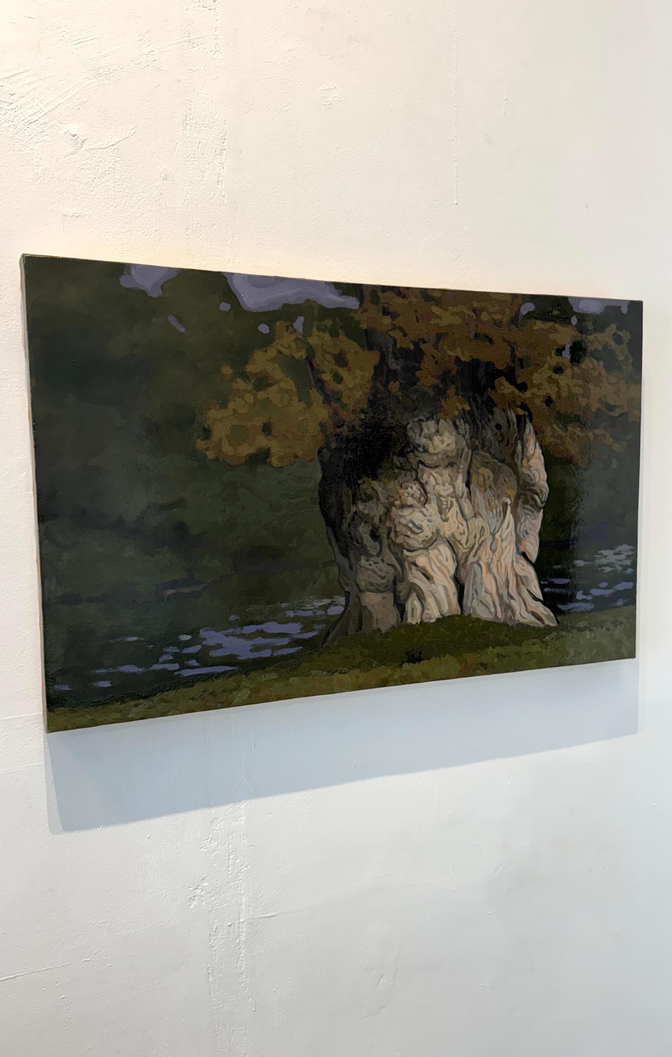 Chair des arbres VII - Painting de Felix Campean