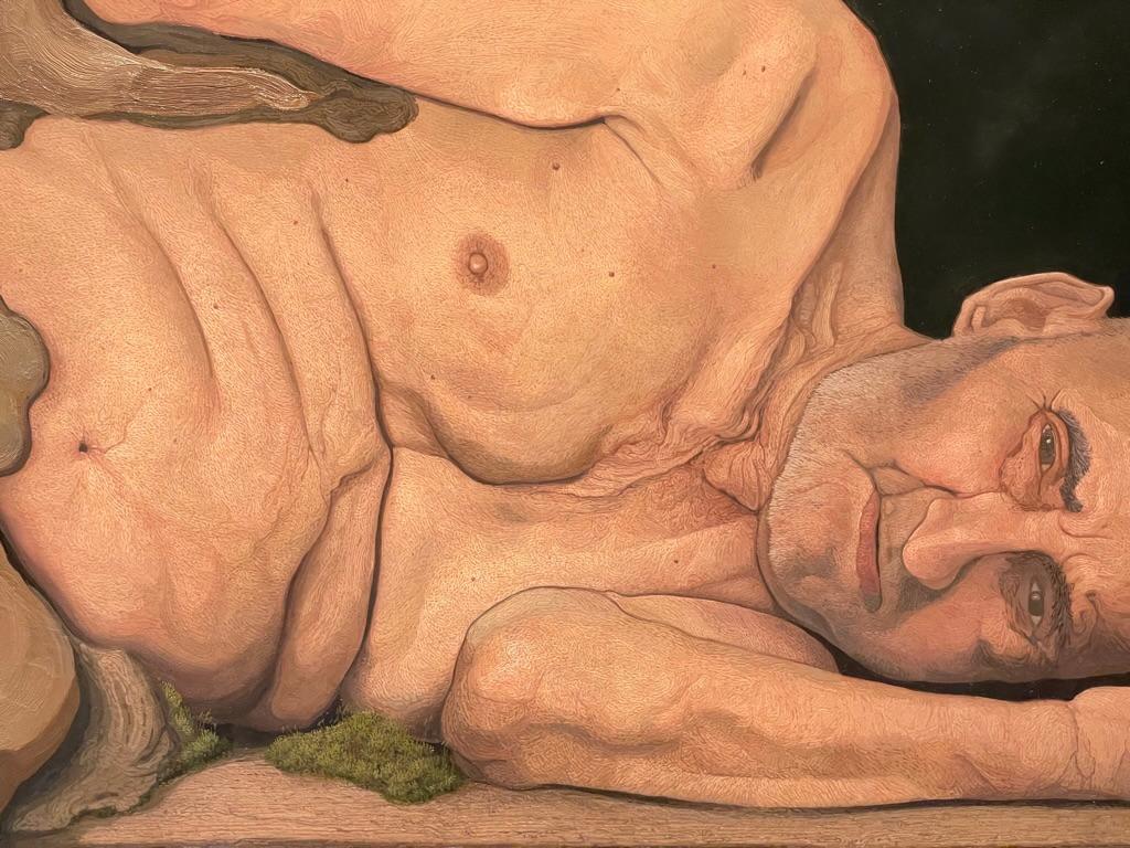 The Death of the Chestnut Tree I - Contemporary Painting by Felix Campean