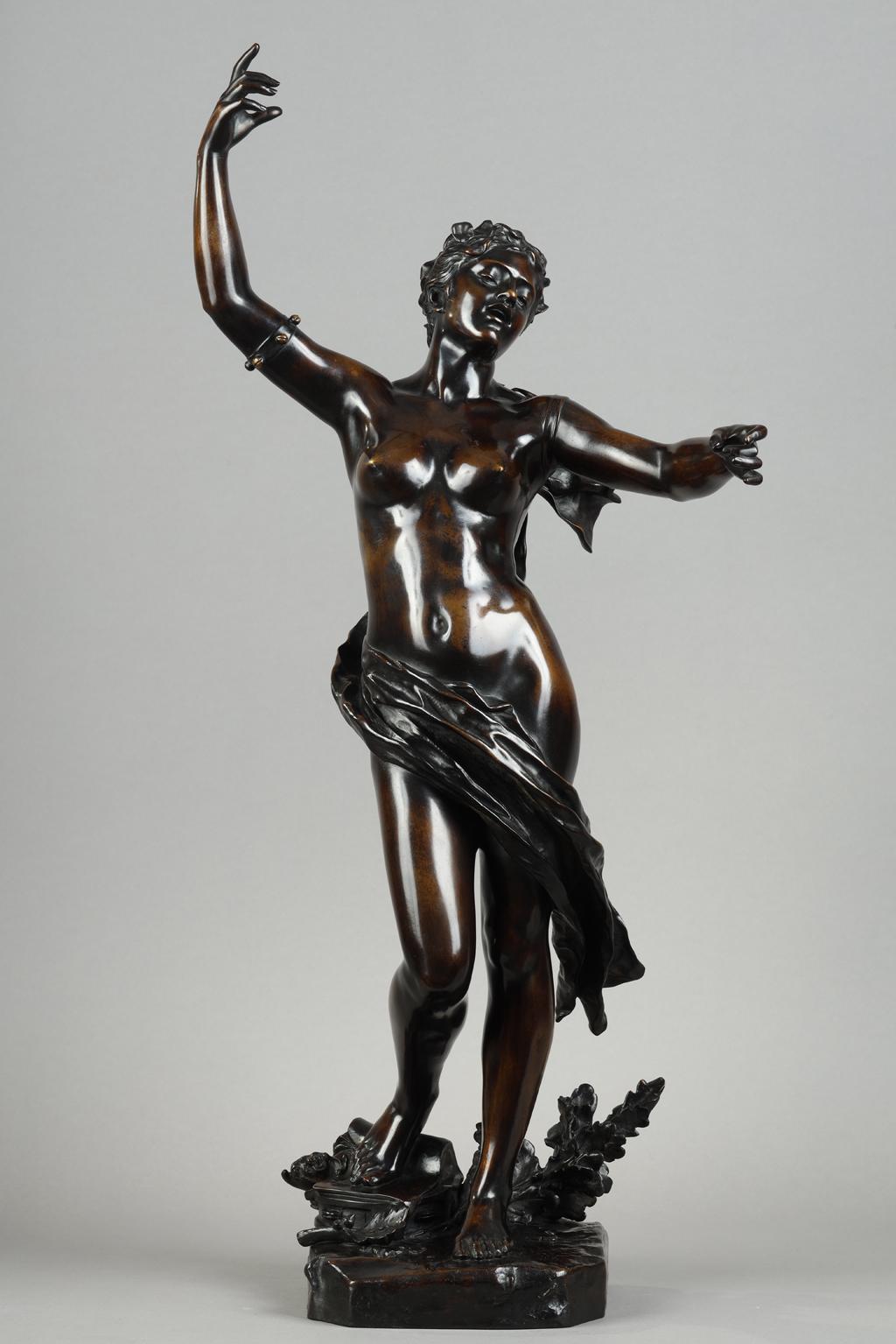 Figurative Sculpture di Felix Charpentier - La canzone