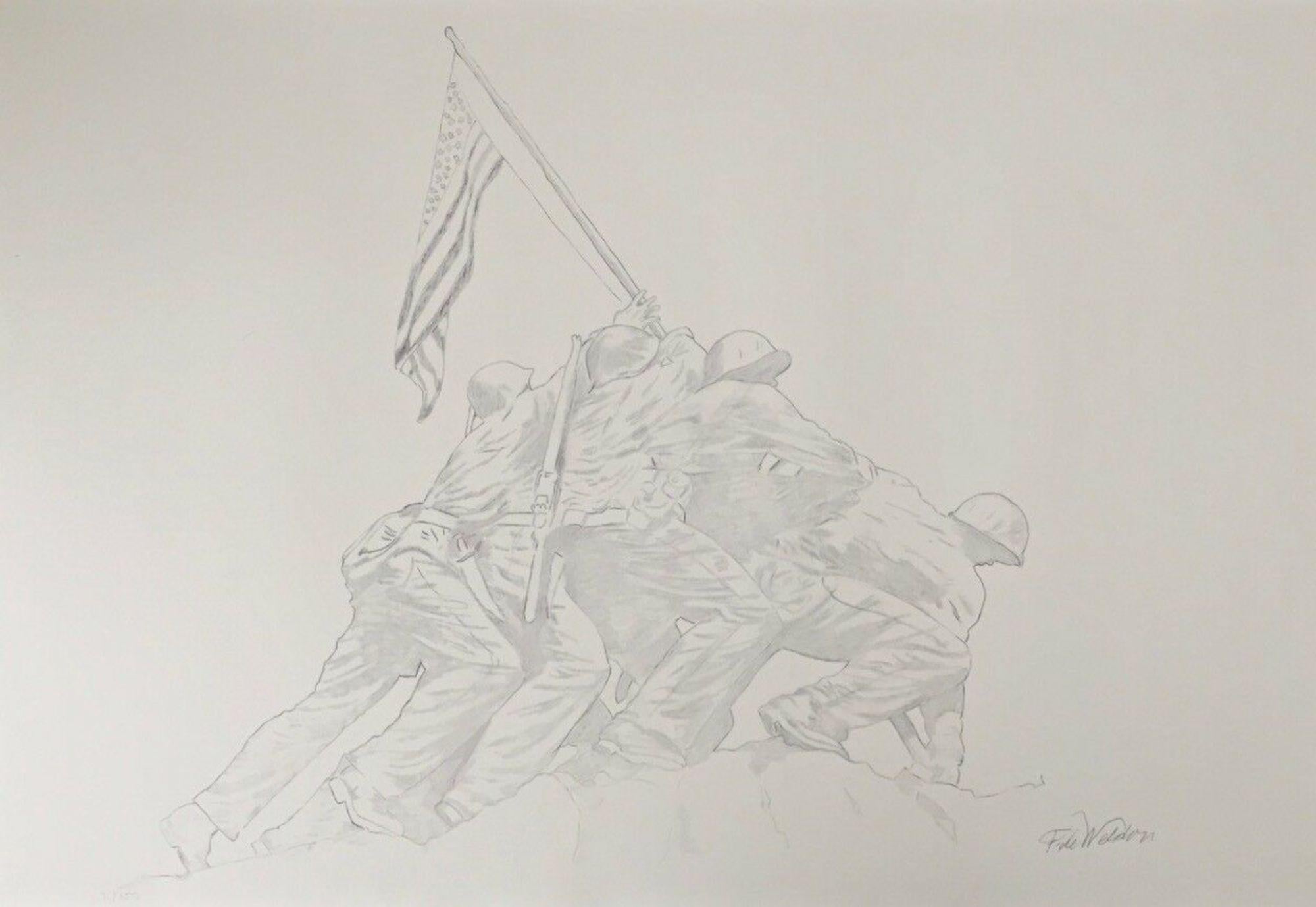 Iwo Jima Memorial, Felix de Weldon