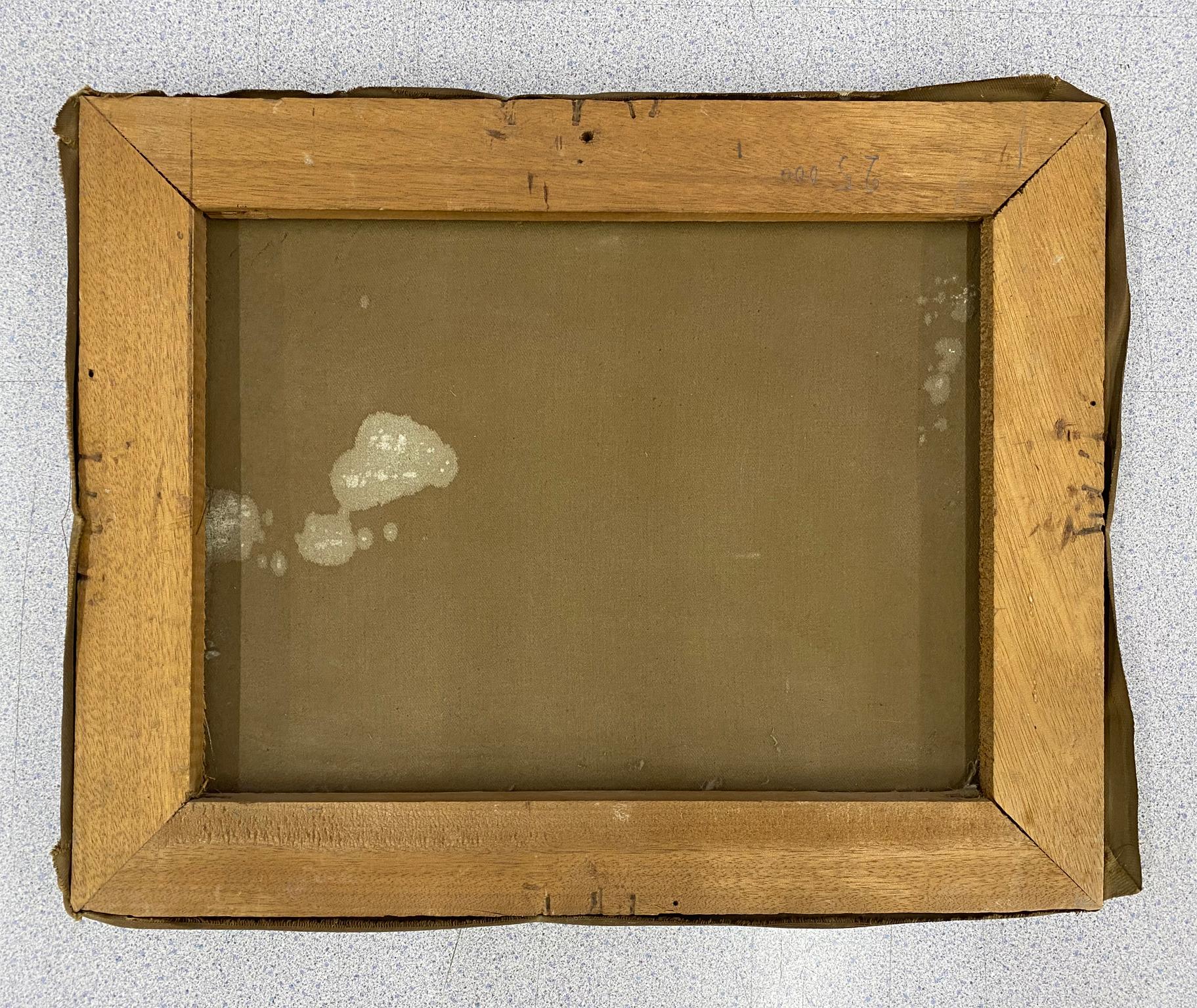 Alte Boote in der Provence, Öl auf Leinwand, Gemälde von Felix Eugene Bellenot im Angebot 15