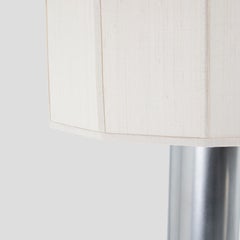 Felix Floor Lamp, Made in UK by Sister - Steel with Silk Shade